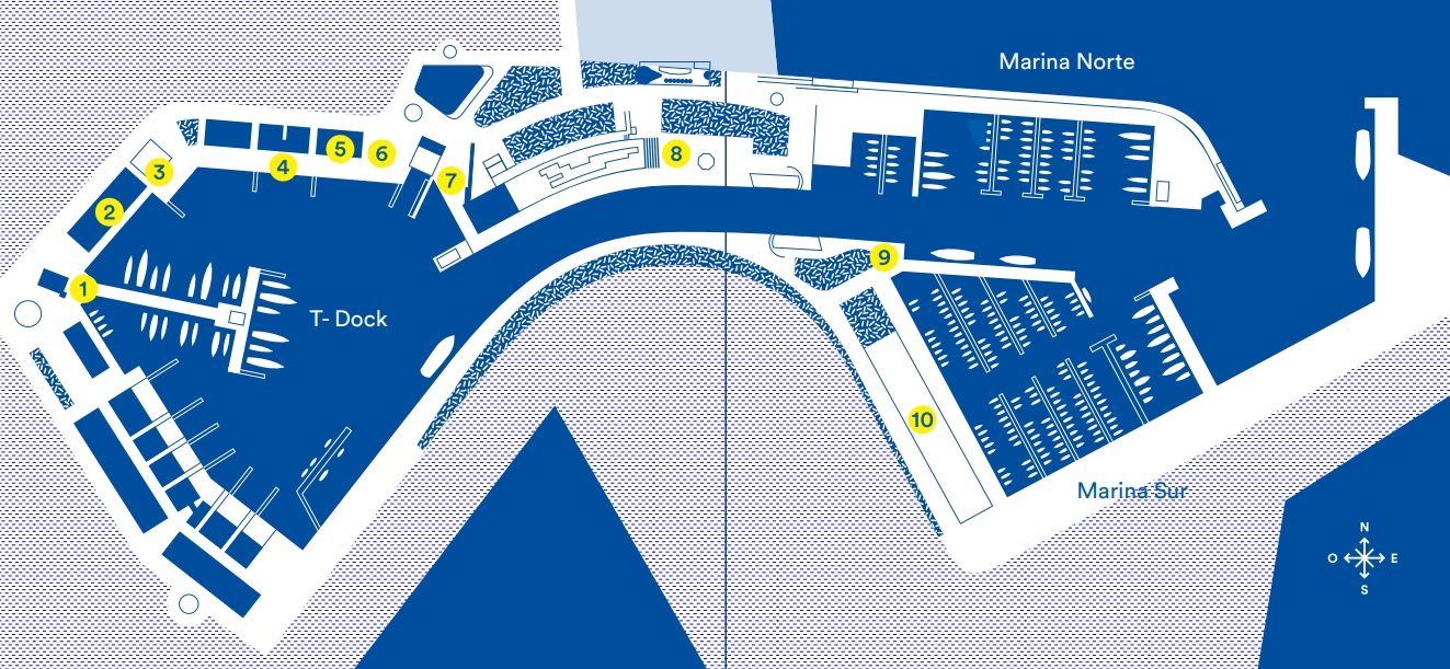 Mapa La Marina de Valencia